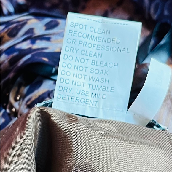 Rare Alberto Makali Silk geometric abstract print cocktail dress size 10 - Picture 12 of 16